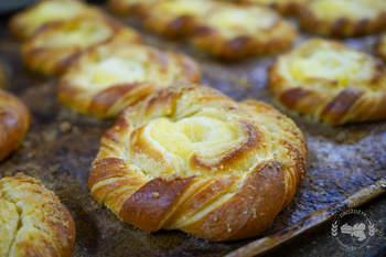 Drożdżówka z budyniem